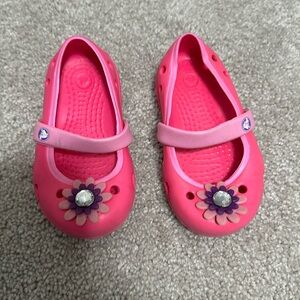 Pink Mary Jane Crocs - Toddler Size 5